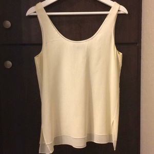 Vince silk tank top size small